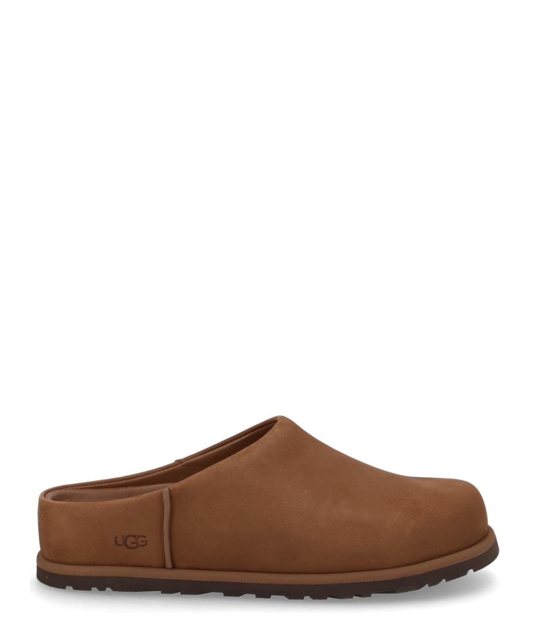 UGG AUSTRALIA Коричневые замшевые мюли, фото 1