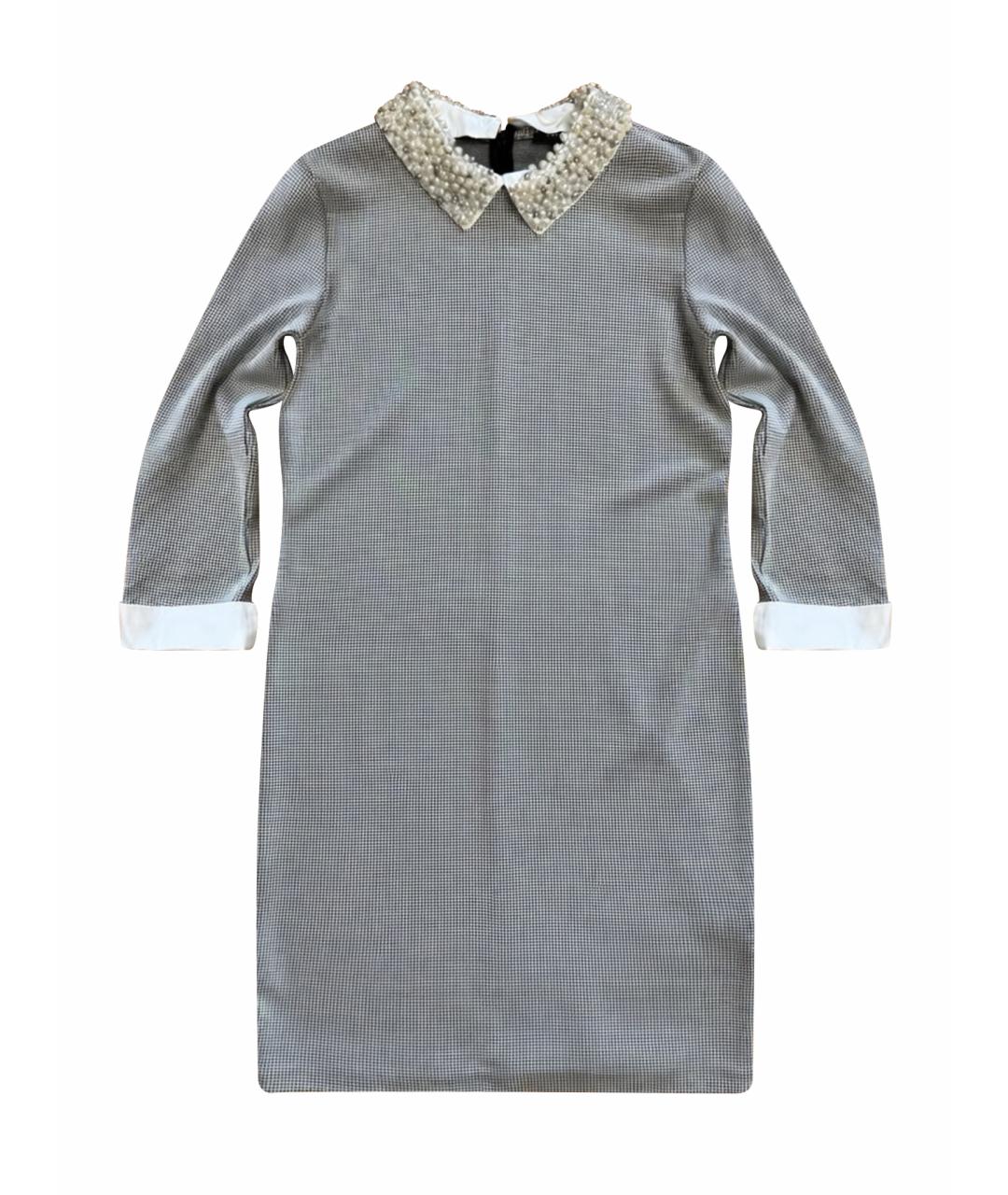 MAX&CO Серое полиэстеровое повседневное платье, фото 1