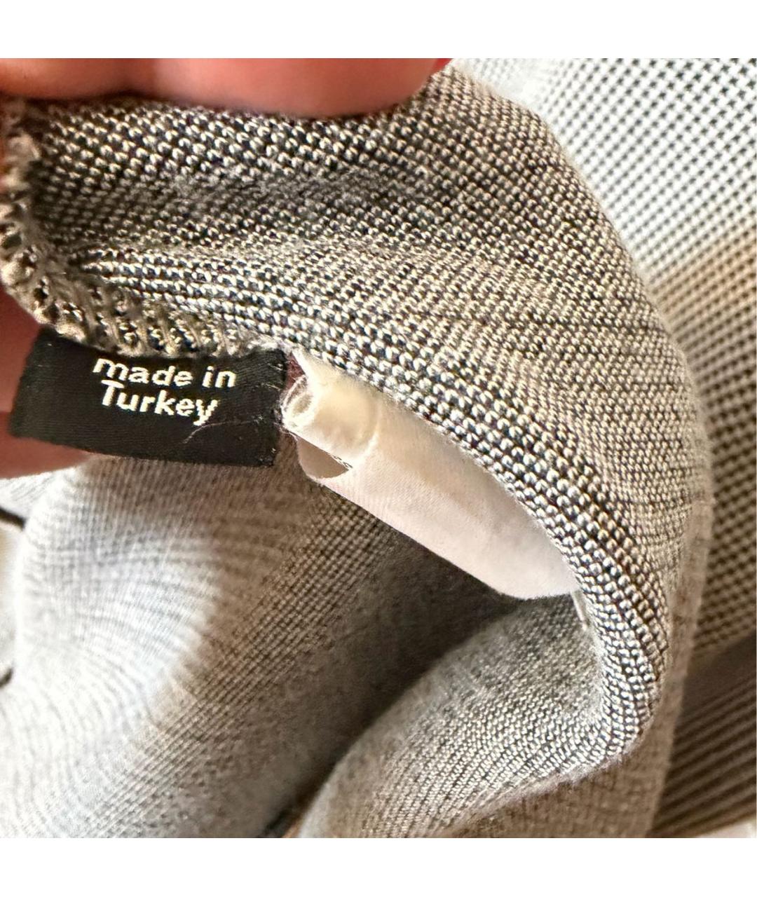 MAX&CO Серое полиэстеровое повседневное платье, фото 4