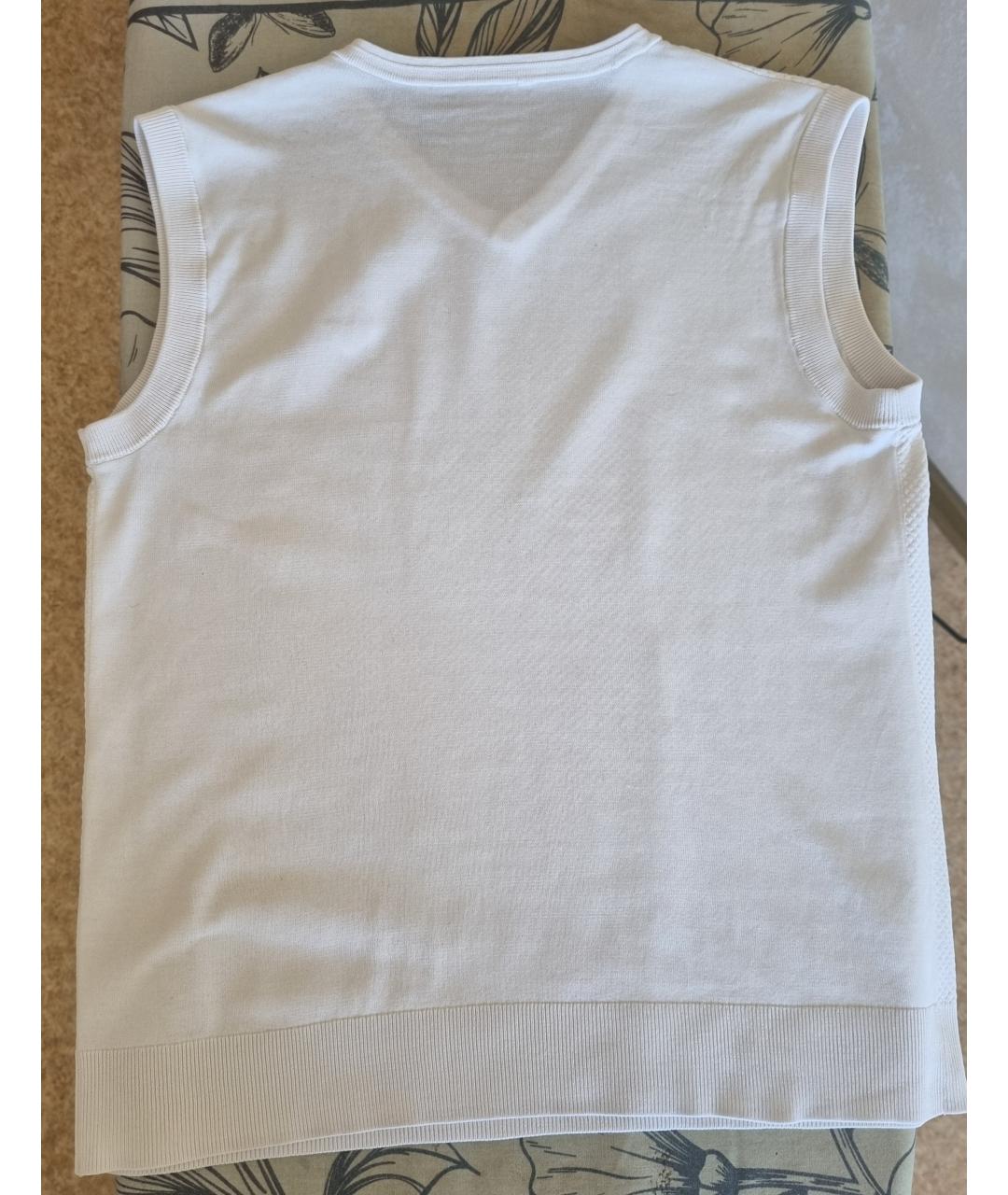 ARMANI JUNIOR Белый хлопковый жакет / жилет, фото 2