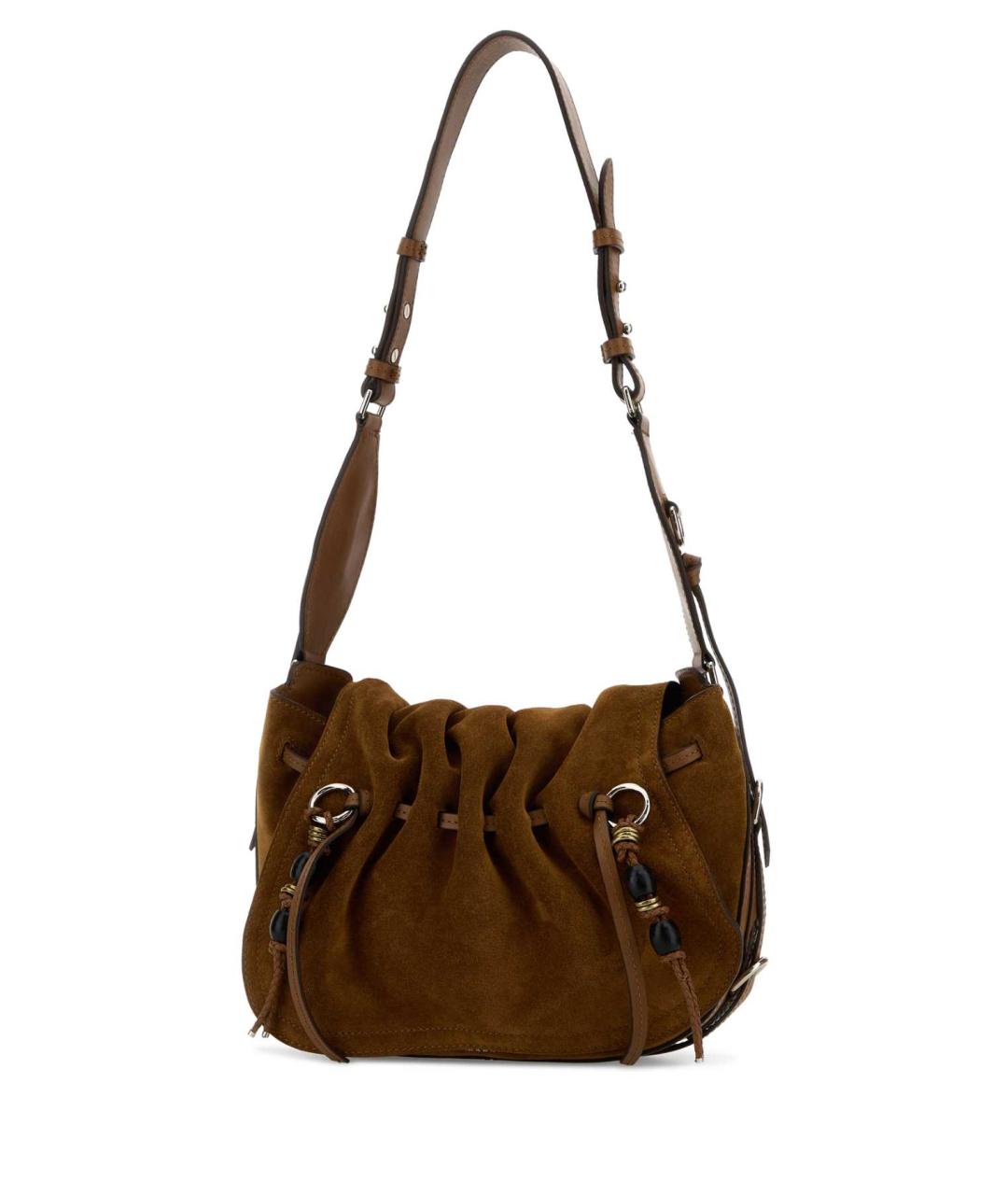 ISABEL MARANT Коричневая замшевая сумка через плечо, фото 2