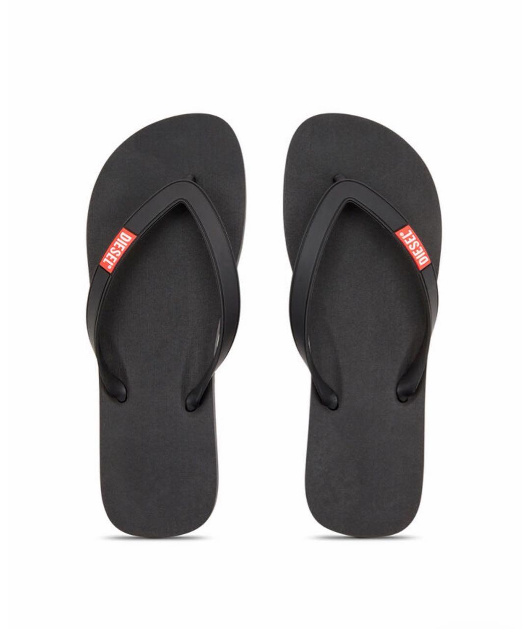 DIESEL Черные шлепанцы, фото 2