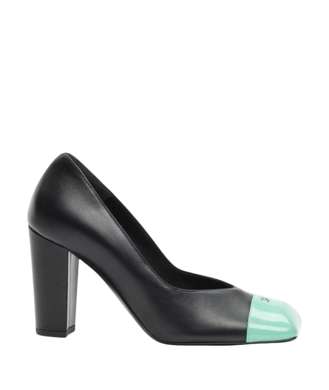 CHANEL Черные кожаные туфли, фото 1