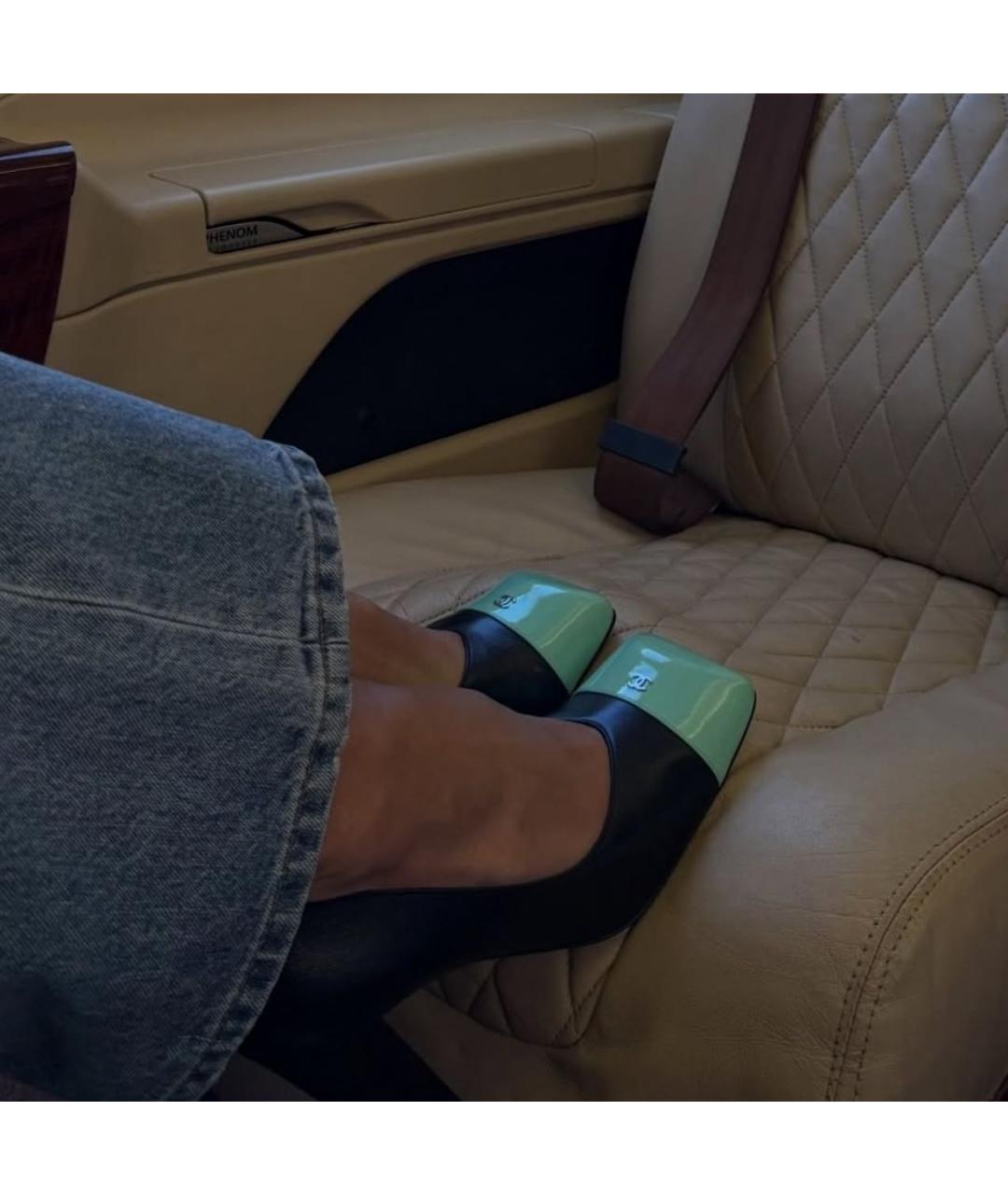 CHANEL Черные кожаные туфли, фото 7