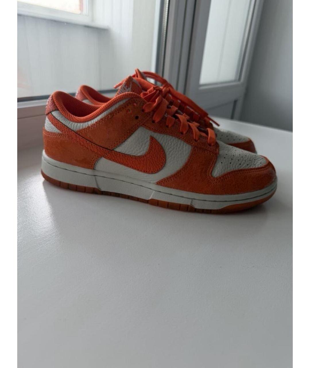 NIKE Оранжевое замшевые кроссовки, фото 8