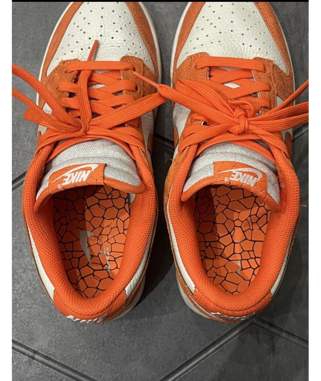 NIKE Оранжевое замшевые кроссовки, фото 3
