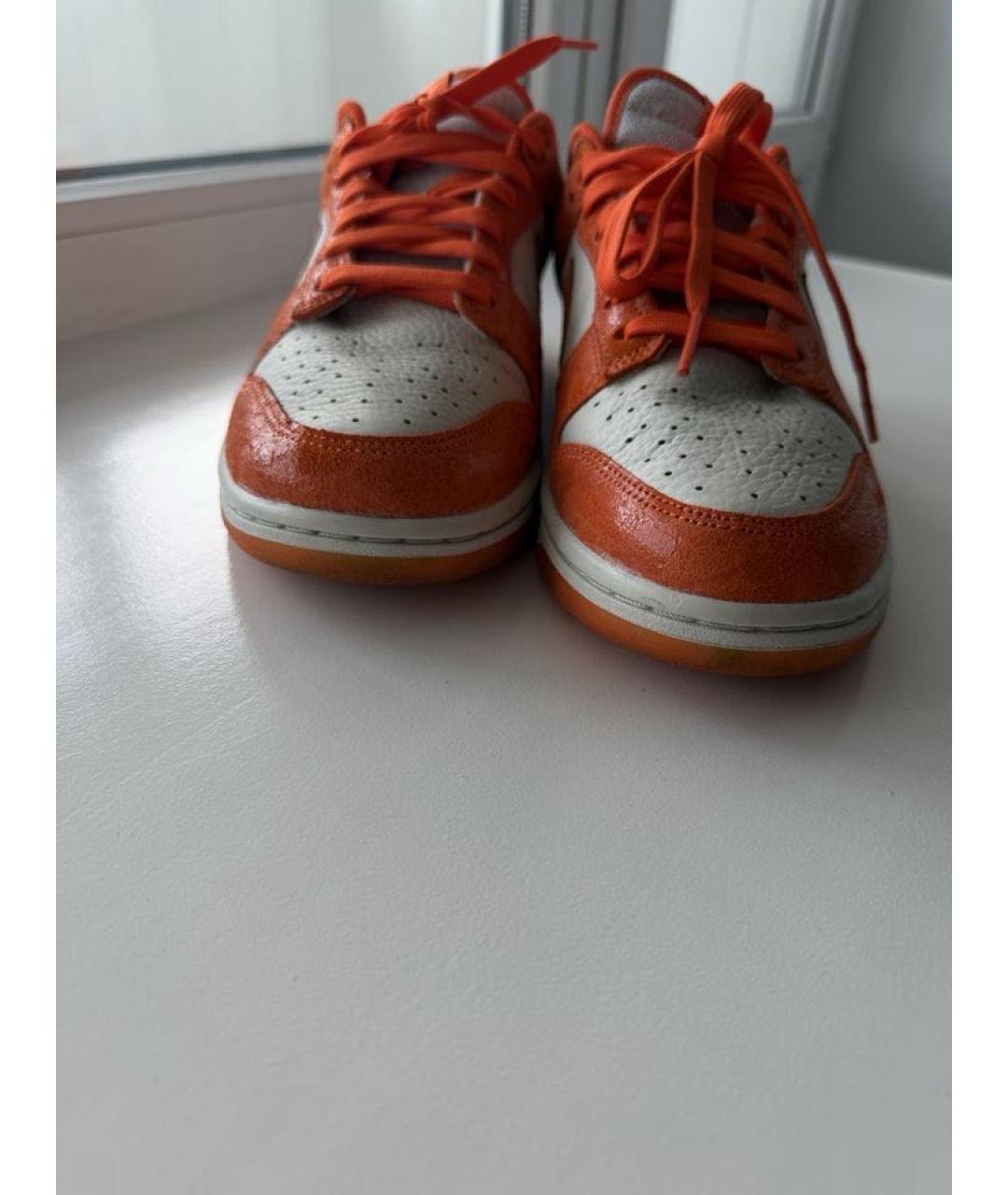 NIKE Оранжевое замшевые кроссовки, фото 2