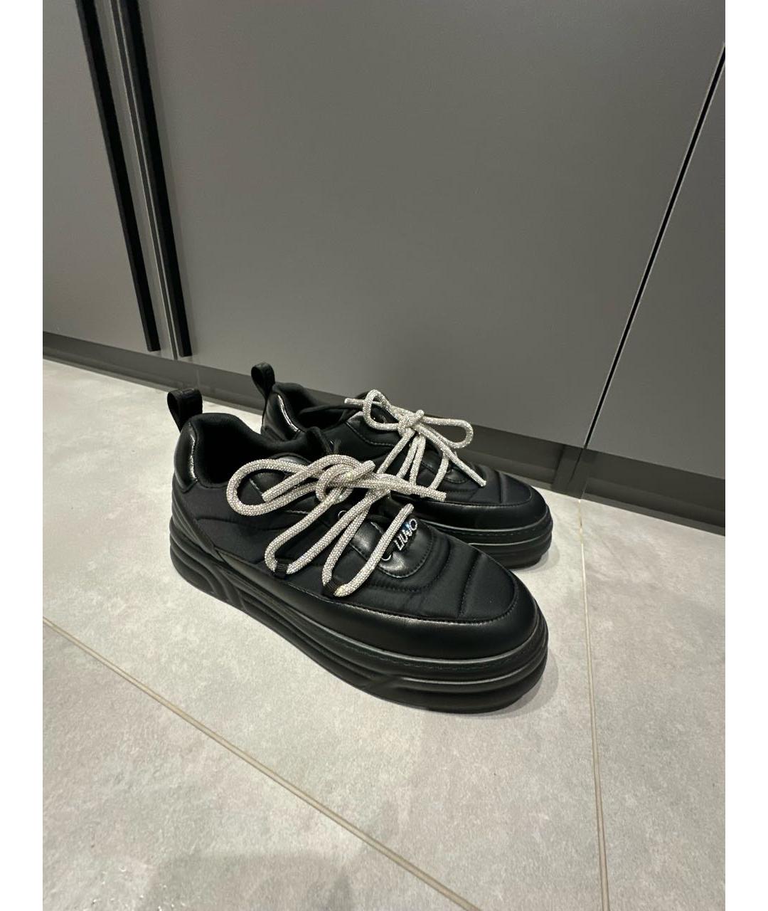 LIU JO Черные кеды, фото 5
