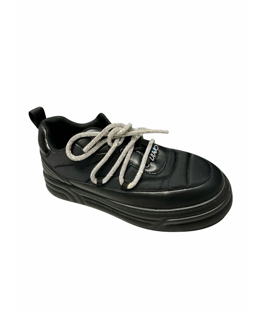 LIU JO Черные кеды, фото 1