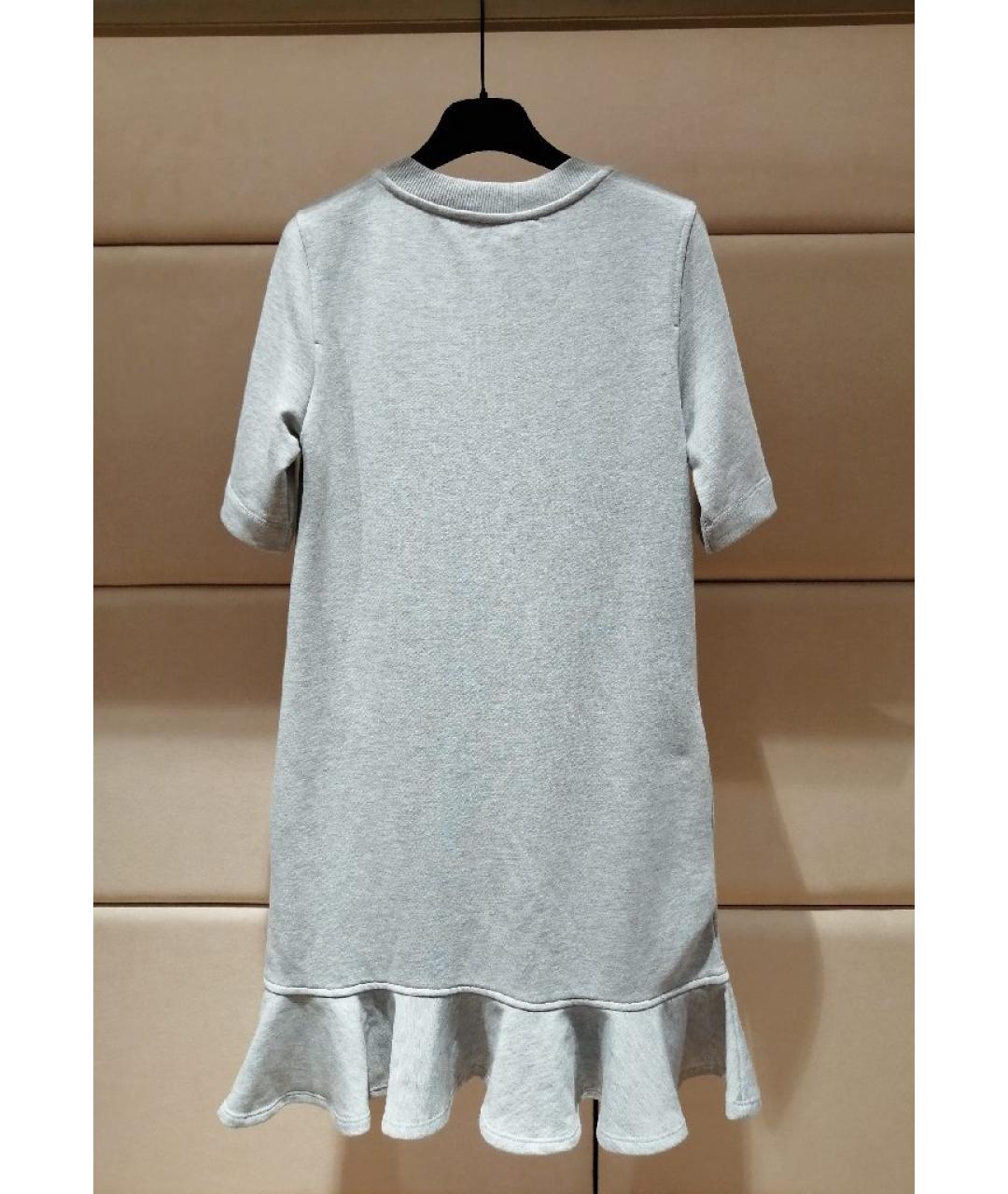 LOVE MOSCHINO Серое повседневное платье, фото 2