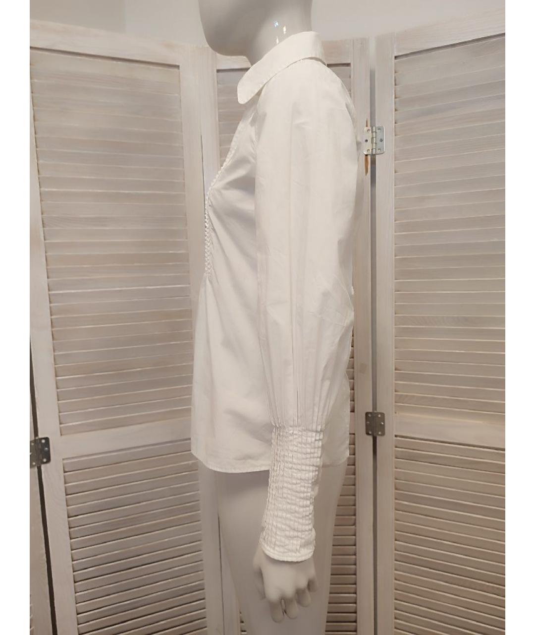 ESCADA Белая хлопковая блузы, фото 4