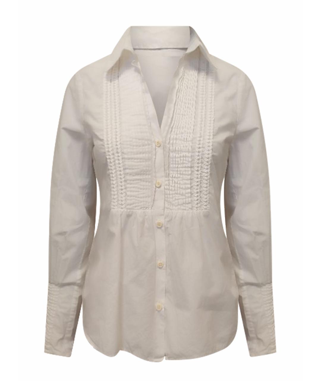 ESCADA Белая хлопковая блузы, фото 1