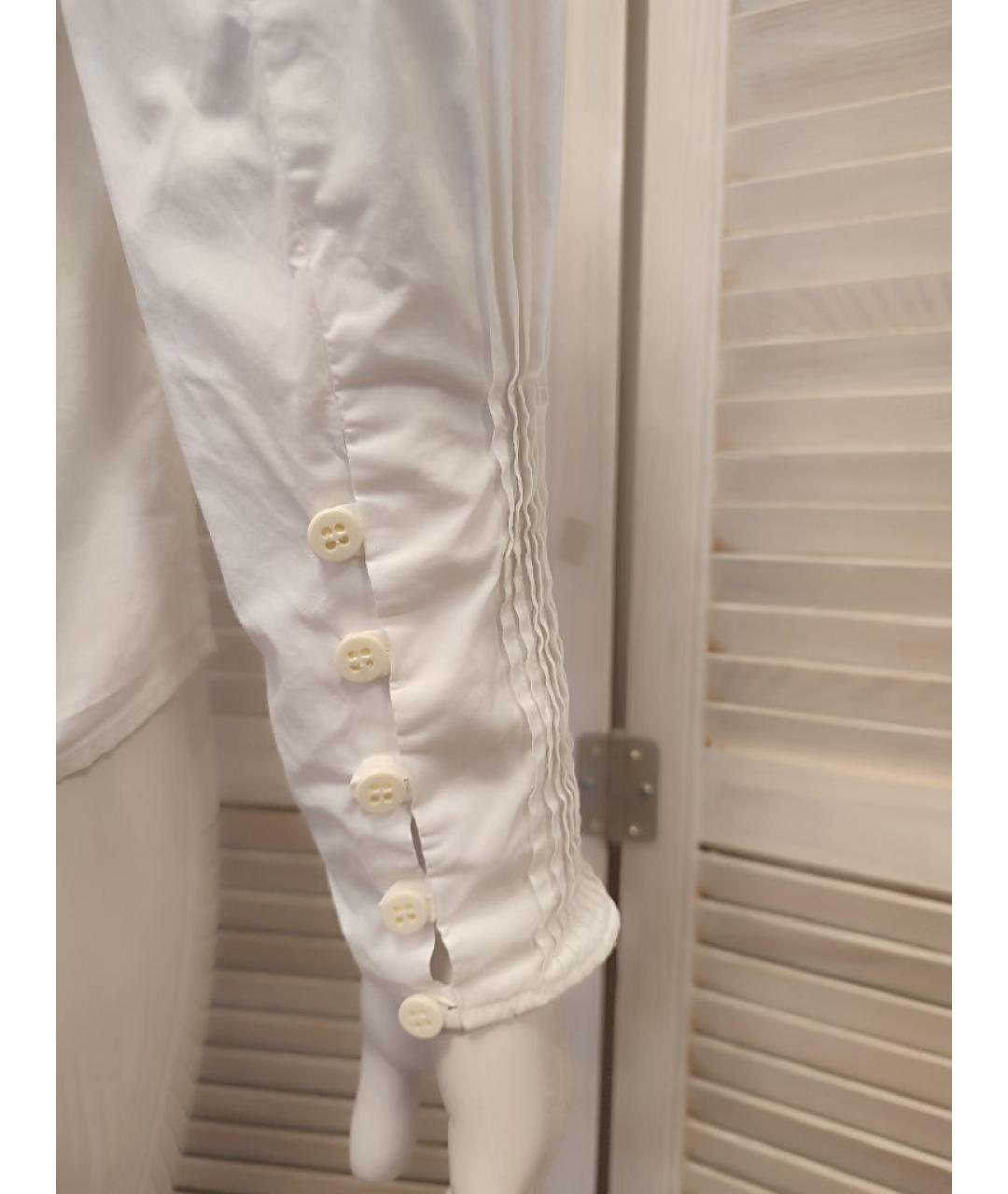 ESCADA Белая хлопковая блузы, фото 6