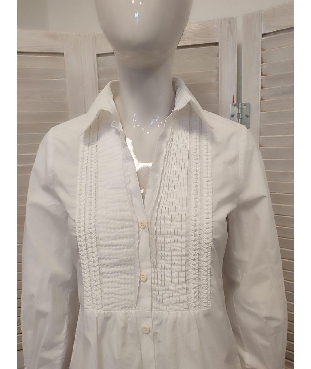 ESCADA Белая хлопковая блузы, фото 5