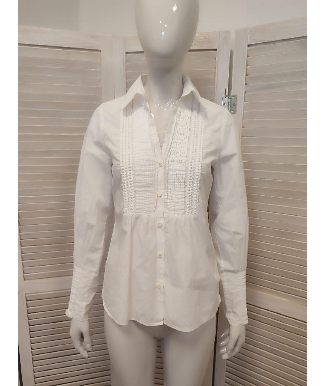 ESCADA Белая хлопковая блузы, фото 10