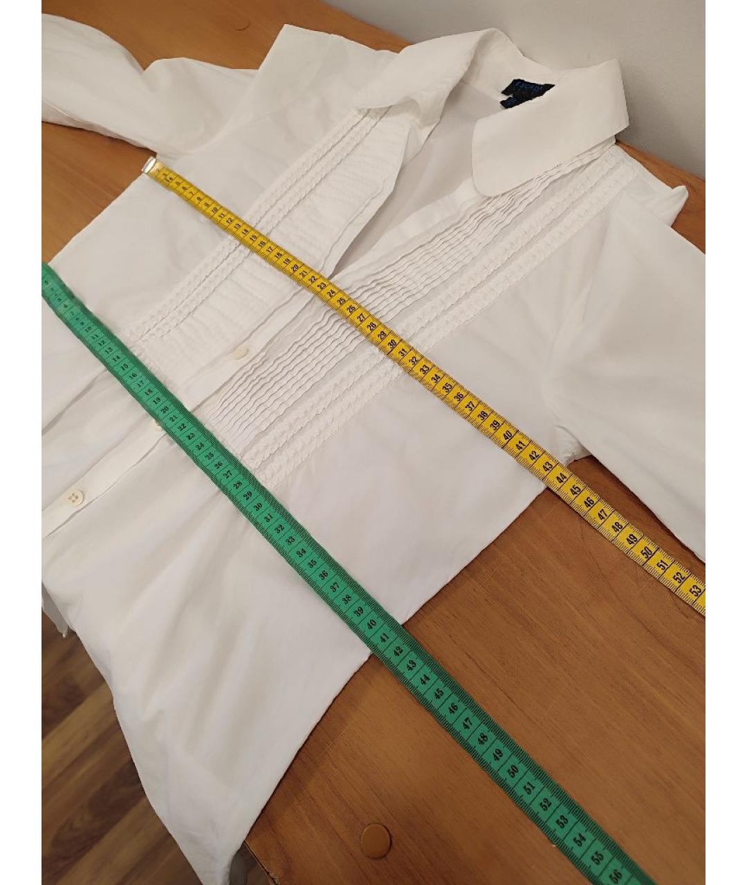 ESCADA Белая хлопковая блузы, фото 7