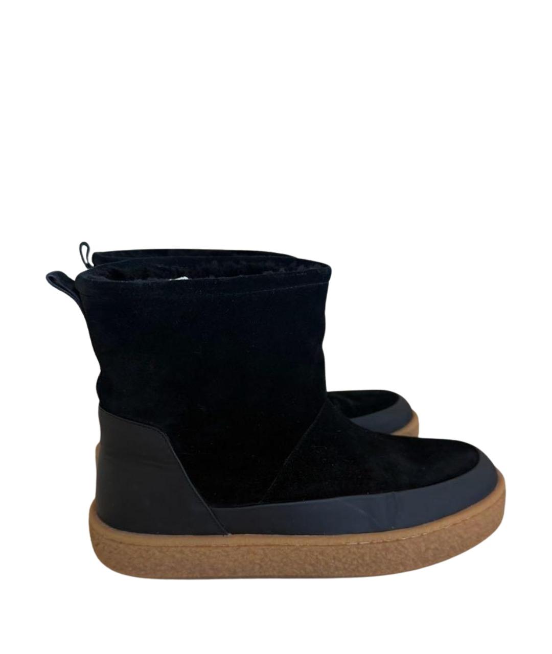 12 STOREEZ Черные замшевые ботинки, фото 1