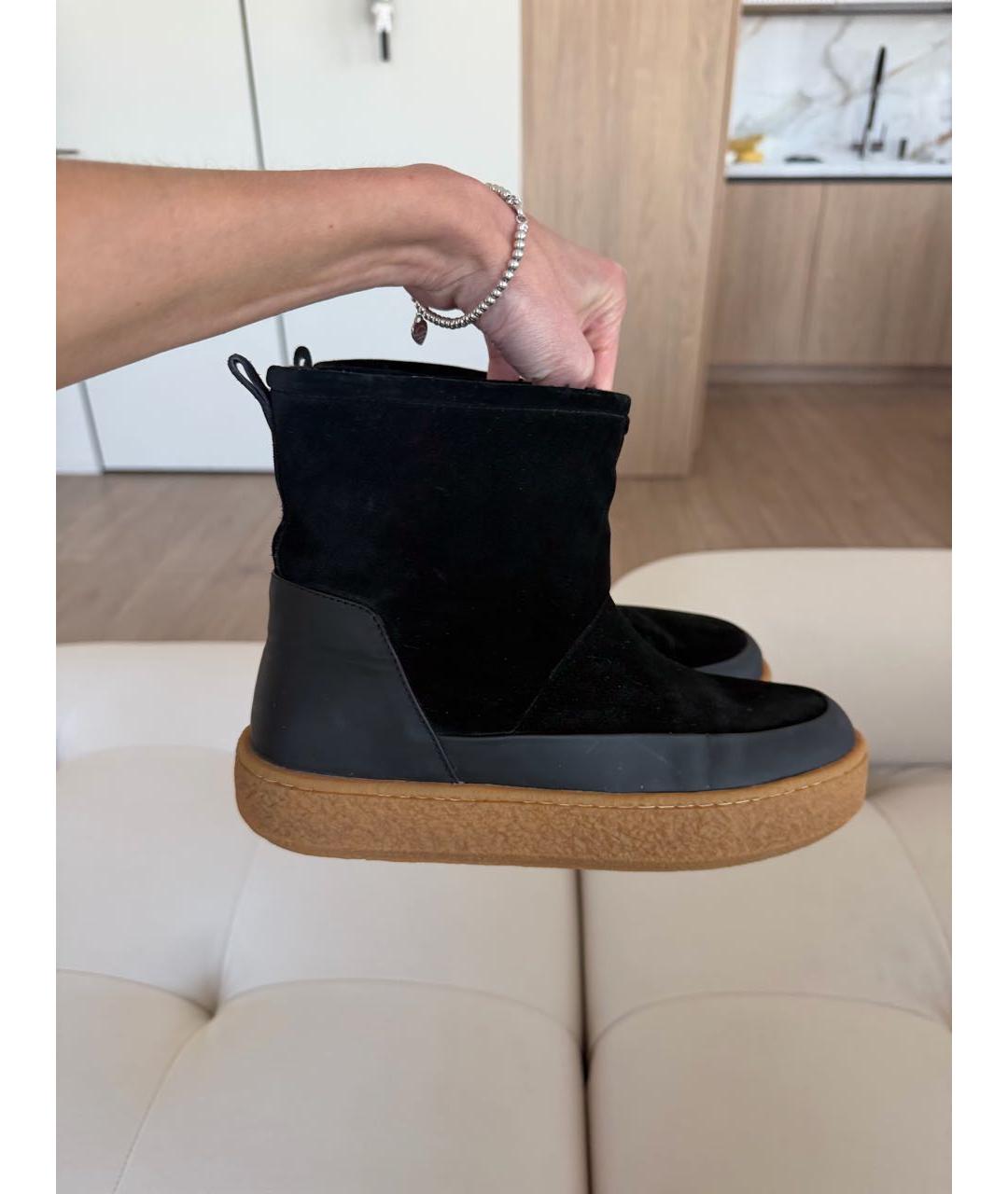 12 STOREEZ Черные замшевые ботинки, фото 4
