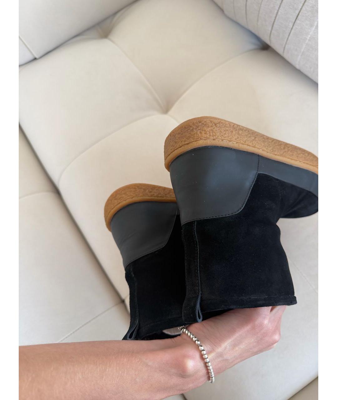 12 STOREEZ Черные замшевые ботинки, фото 3
