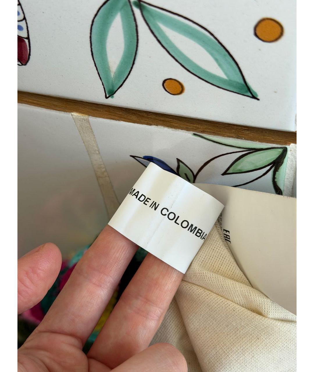 MARNI Мульти хлопковая сумка с короткими ручками, фото 7