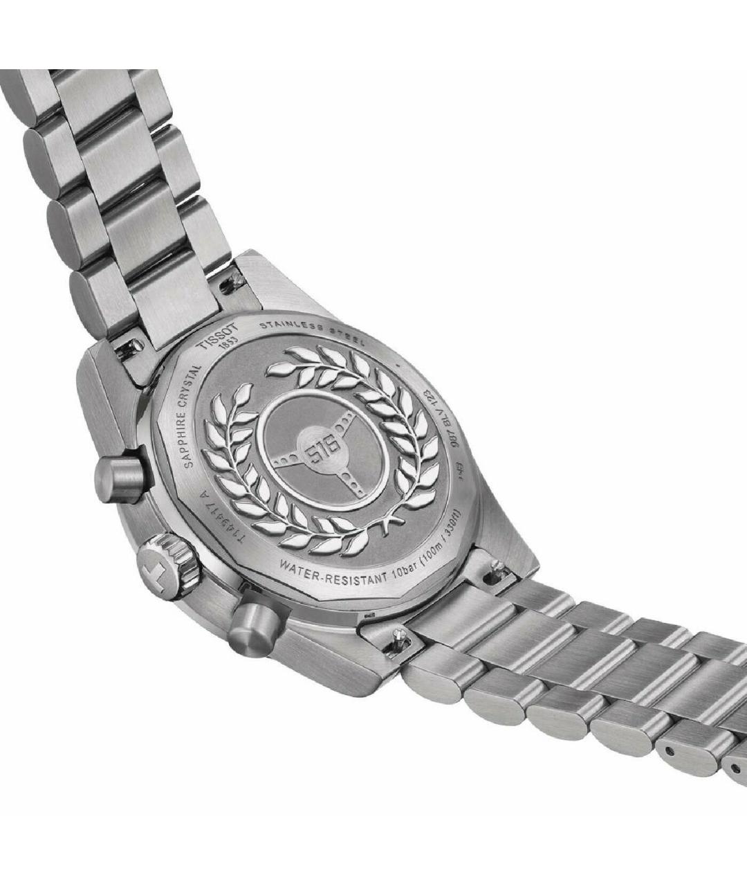 TISSOT Серебряные стальные часы, фото 3