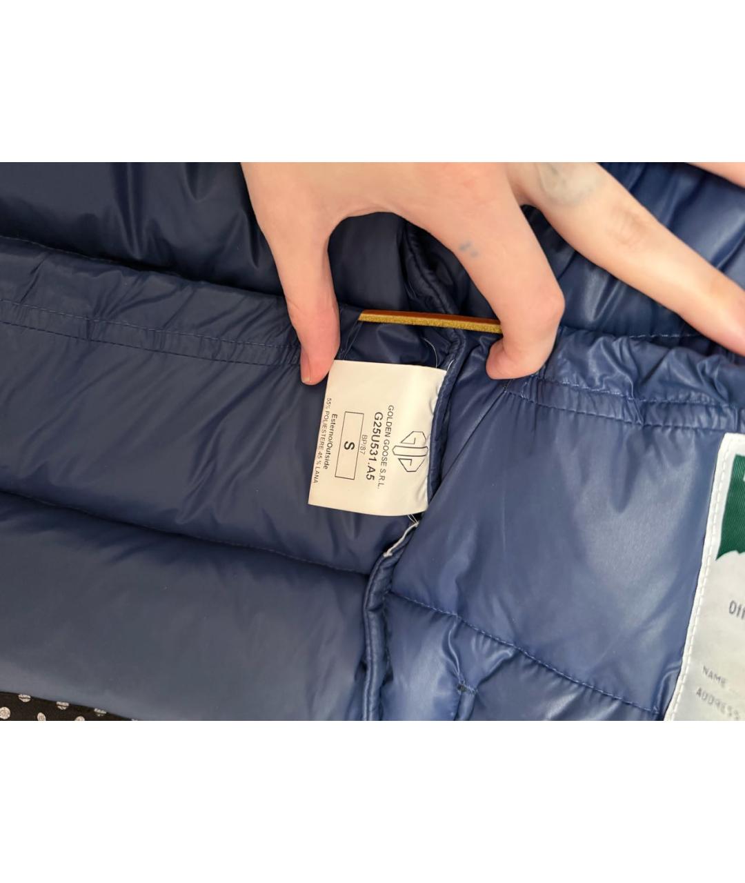 GOLDEN GOOSE DELUXE BRAND Черная полиамидовая куртка, фото 3