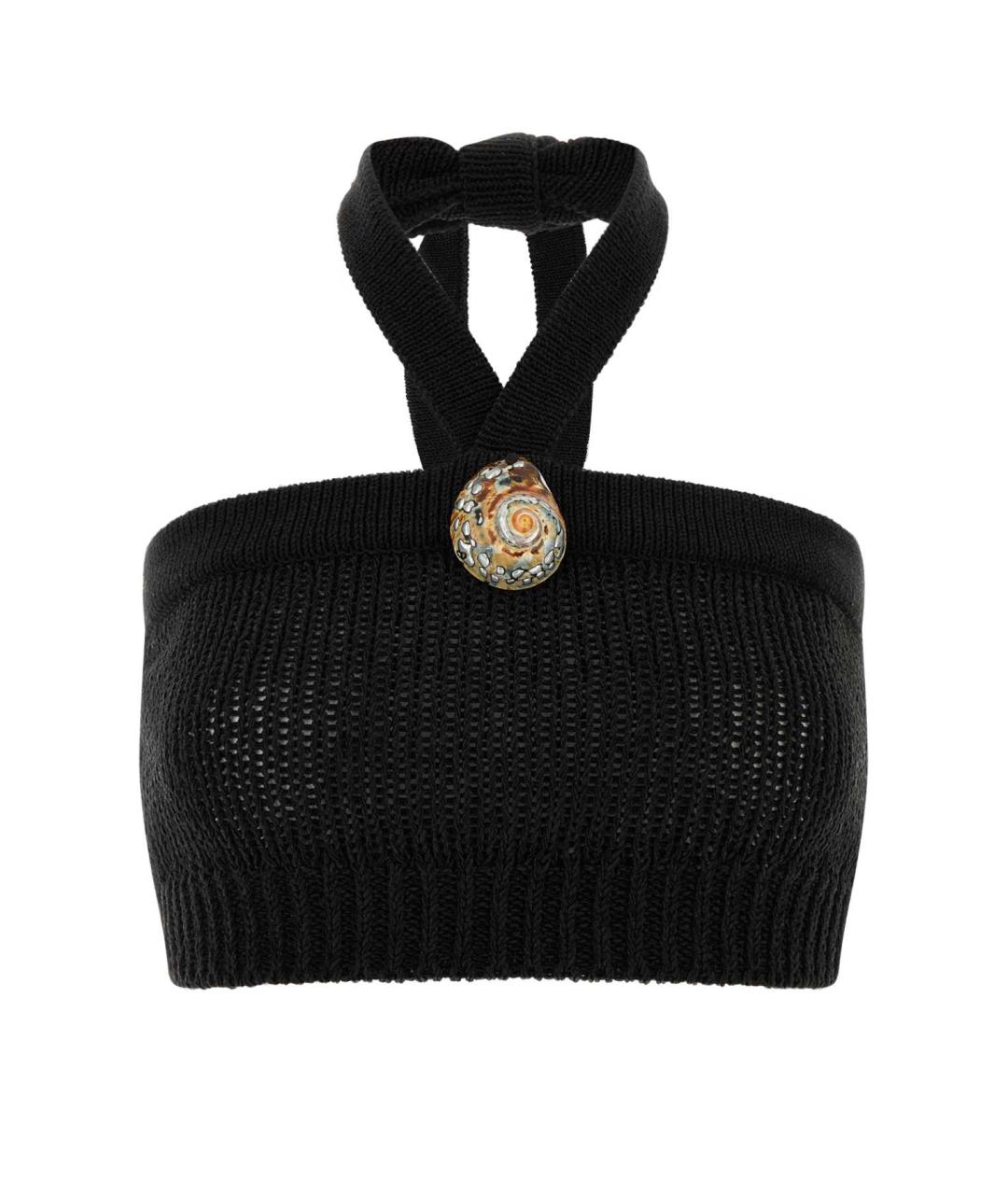 ALANUI Черная полиэстеровая майка, фото 1