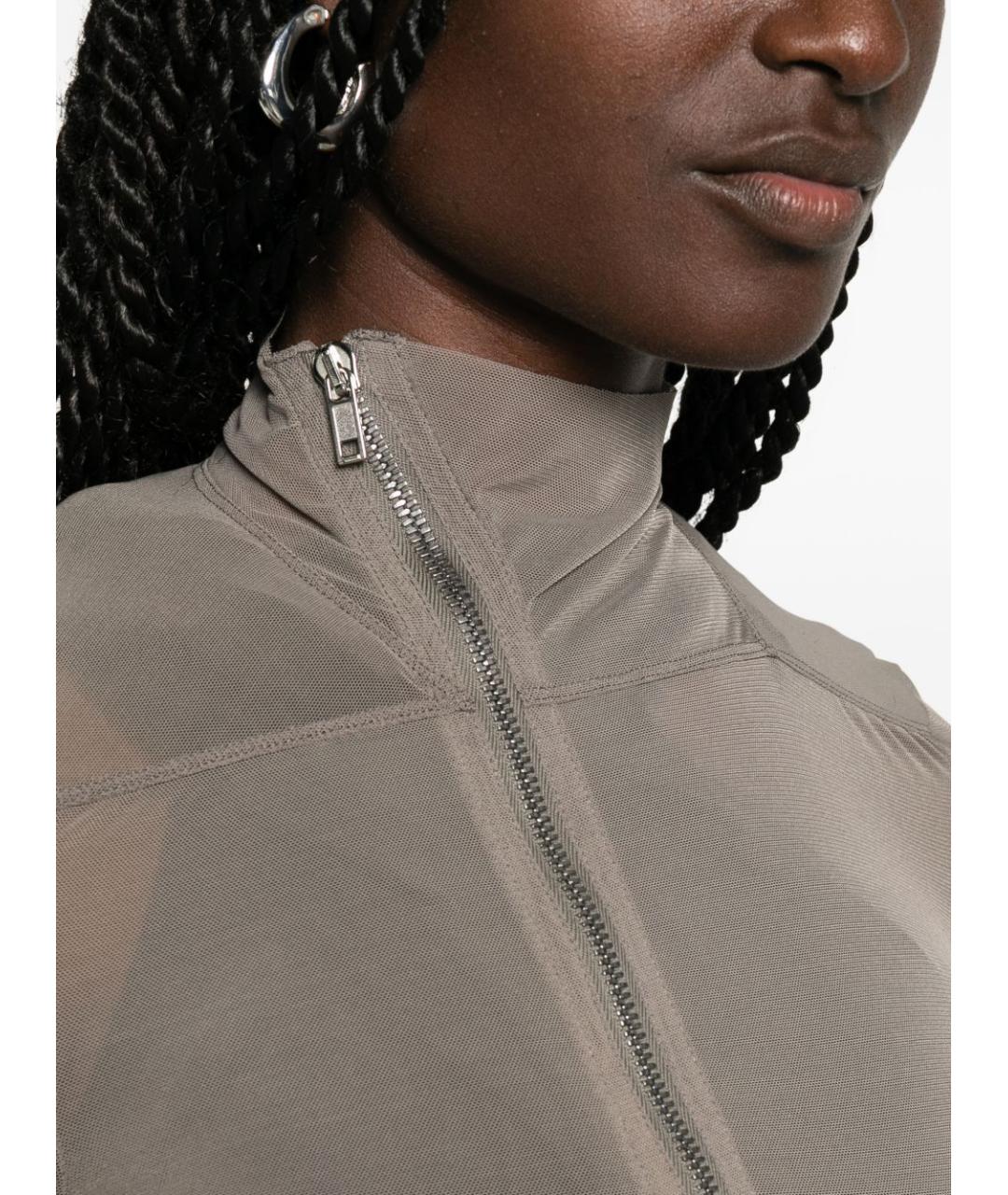 RICK OWENS Серая куртка, фото 4