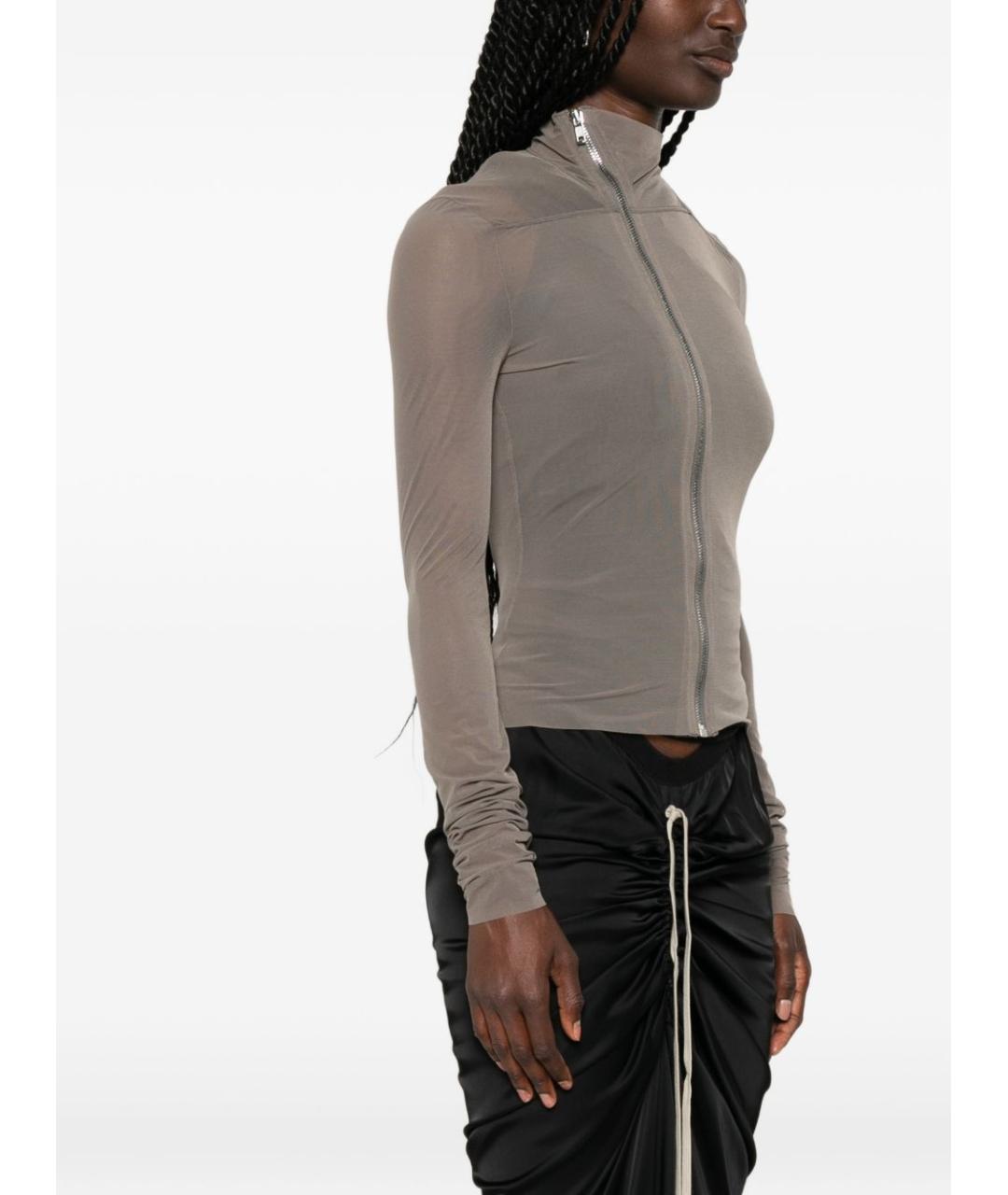 RICK OWENS Серая куртка, фото 2