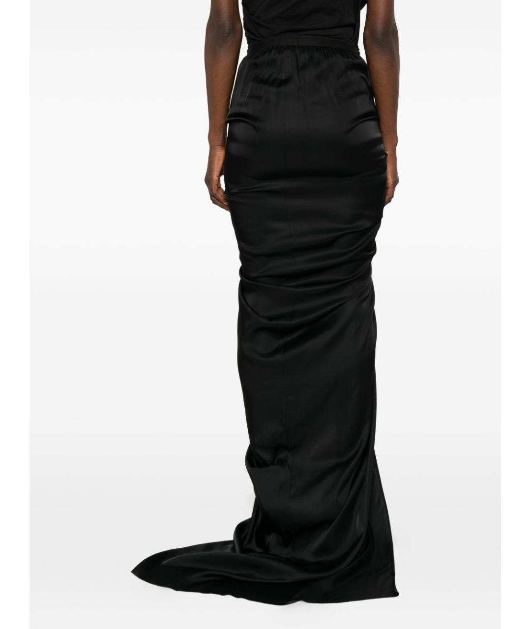 RICK OWENS Черная юбка миди, фото 5