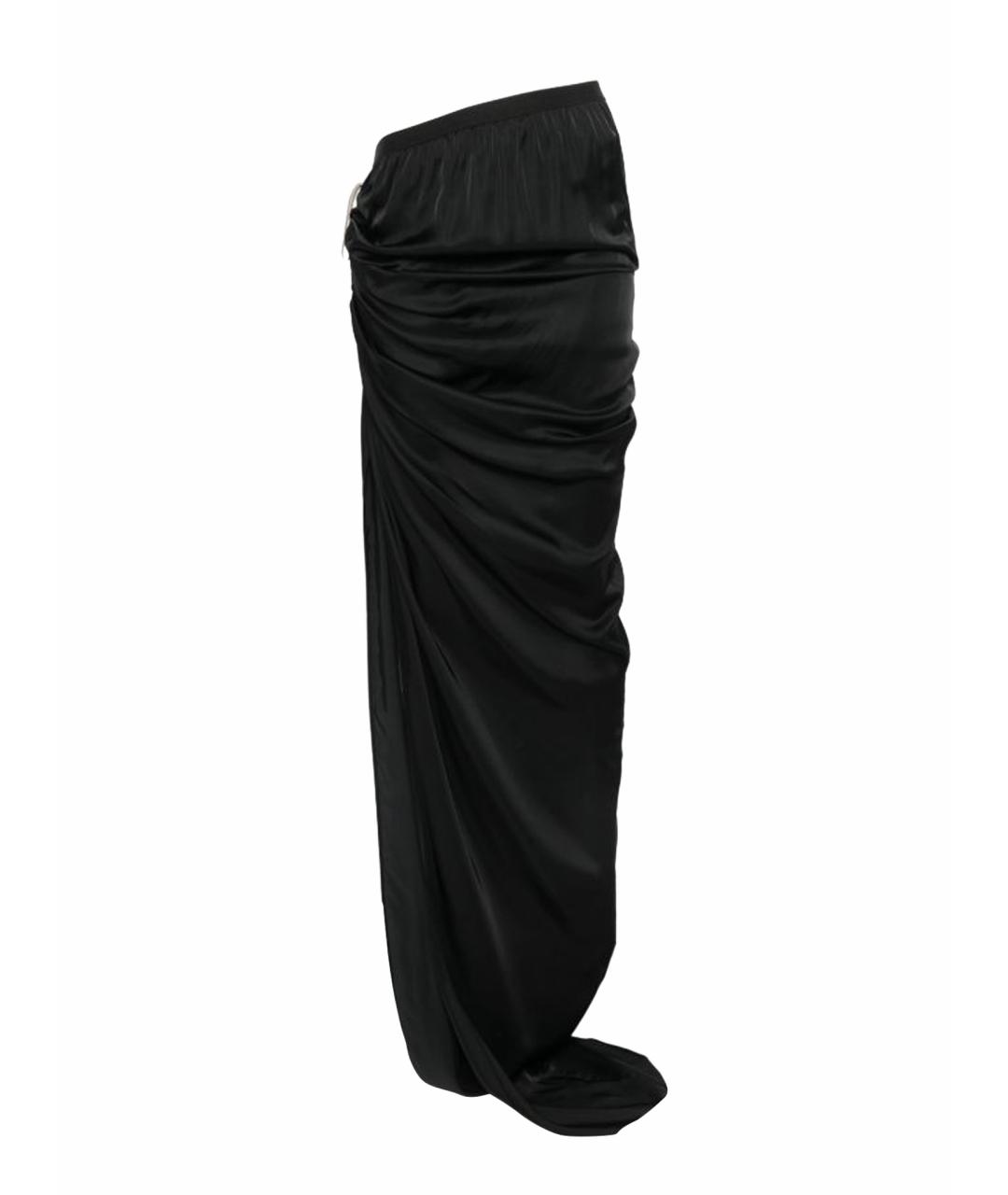 RICK OWENS Черная юбка миди, фото 1