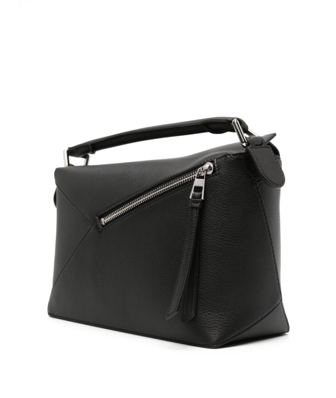 LOEWE Черная кожаная сумка через плечо, фото 5