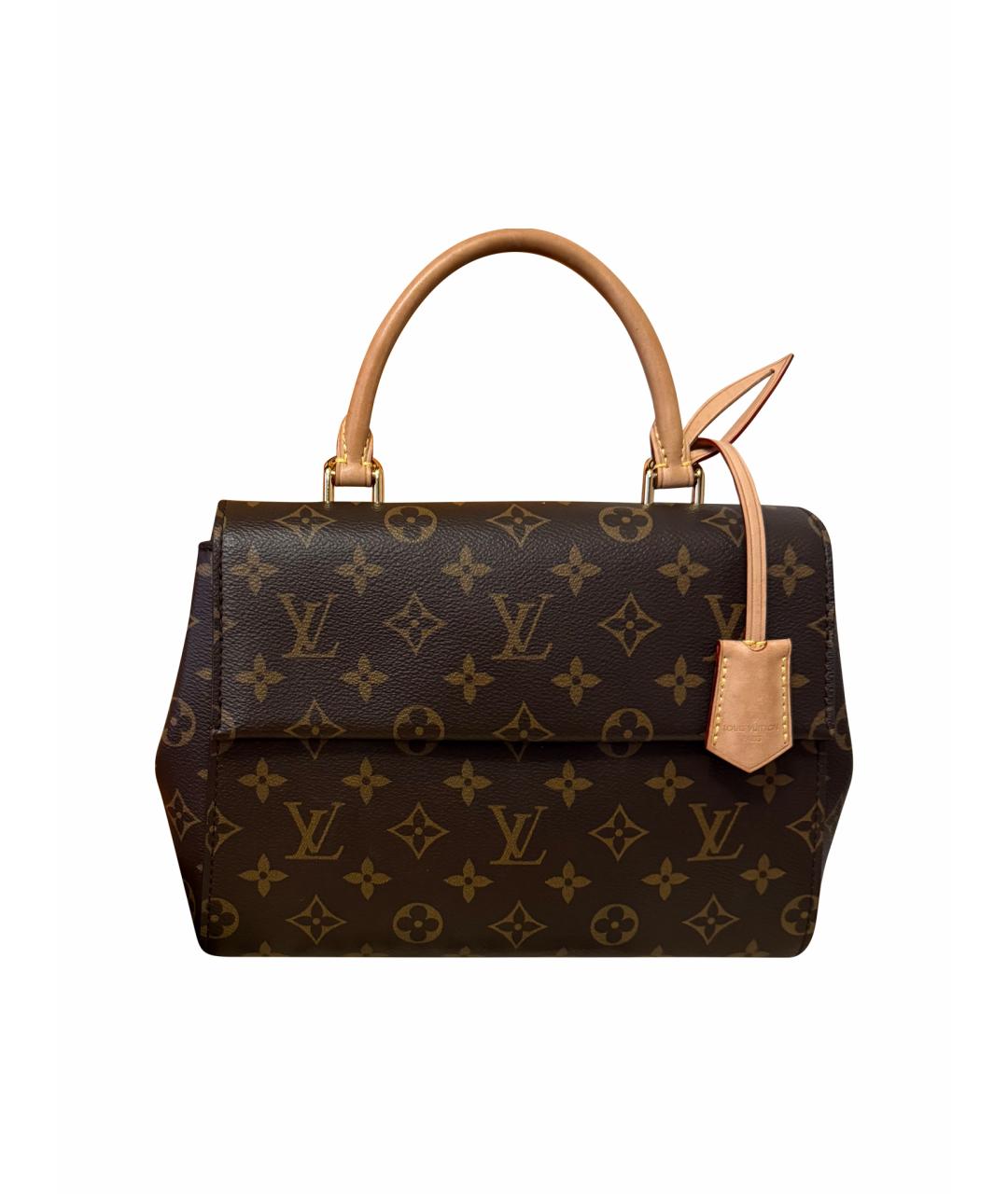 LOUIS VUITTON Коричневая сумка с короткими ручками, фото 1