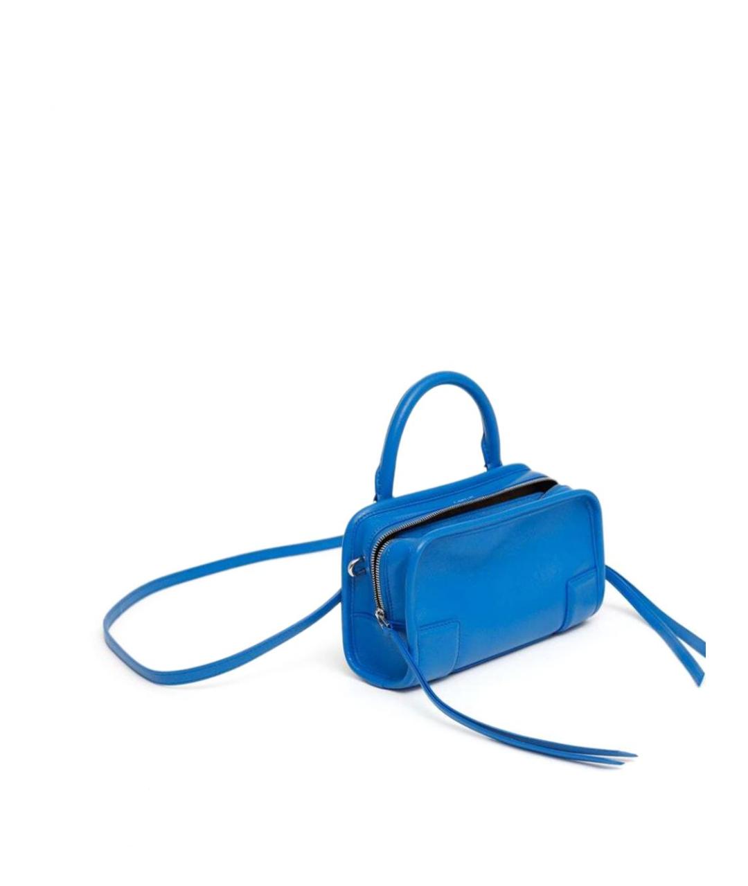 LOEWE Синяя кожаная сумка тоут, фото 5