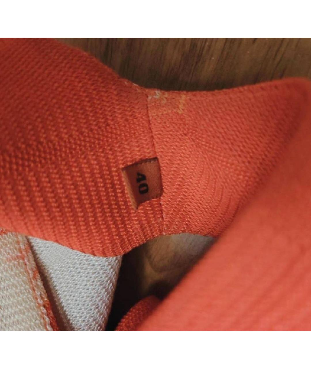 MISSONI Коралловое вискозное повседневное платье, фото 6