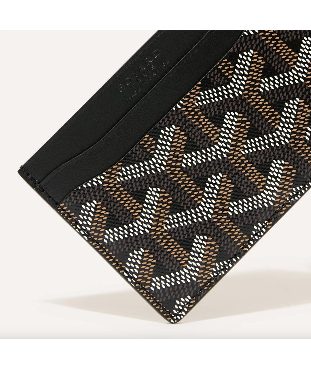 GOYARD Черный кожаный кардхолдер, фото 3