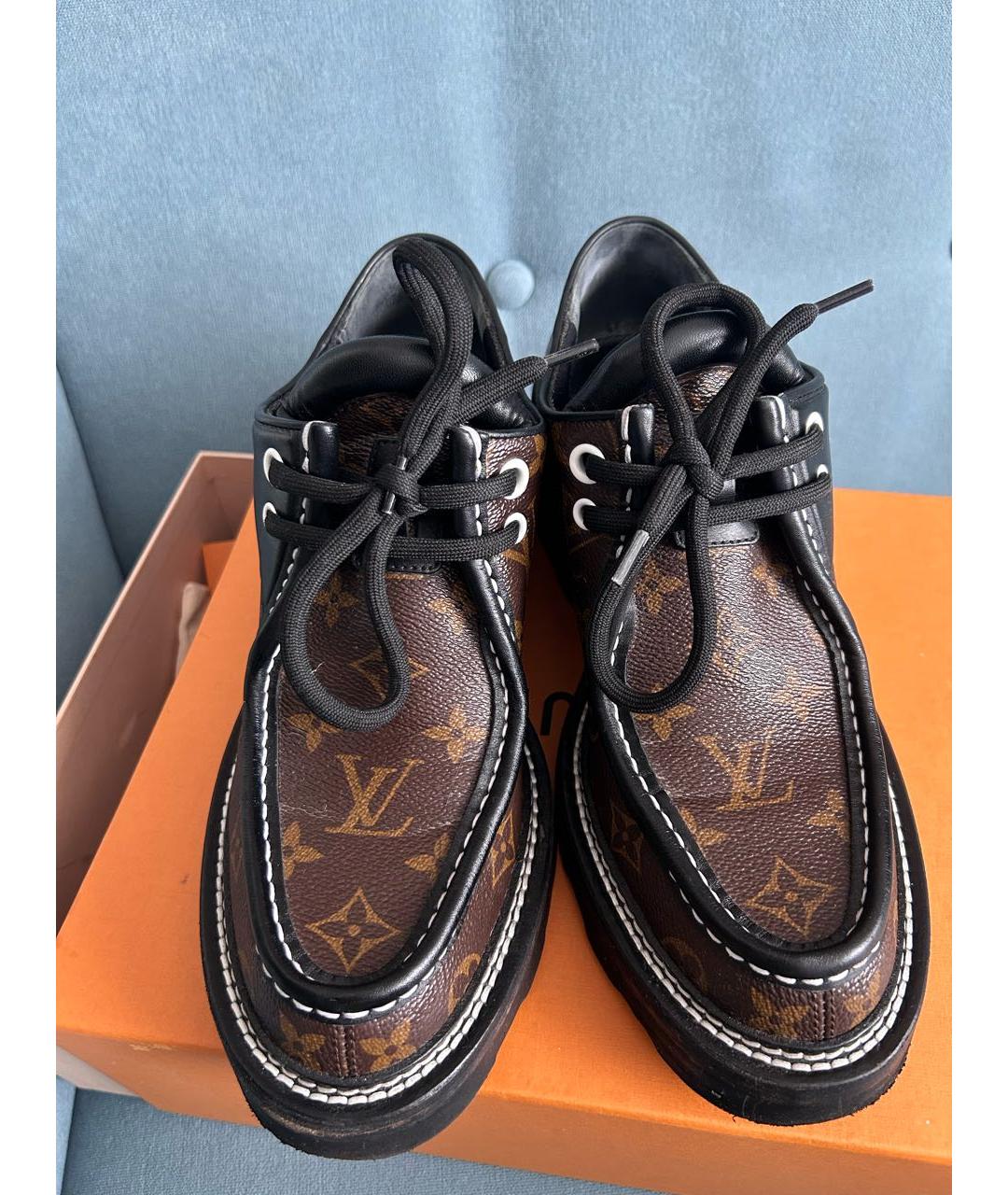LOUIS VUITTON Коричневые туфли, фото 2