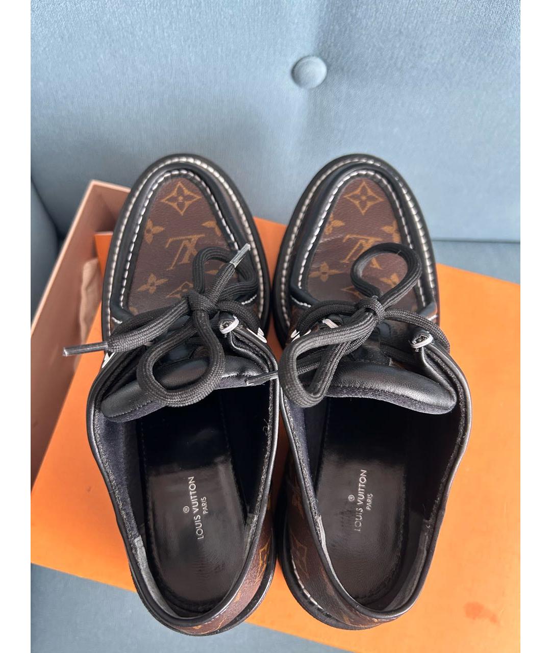 LOUIS VUITTON Коричневые туфли, фото 3