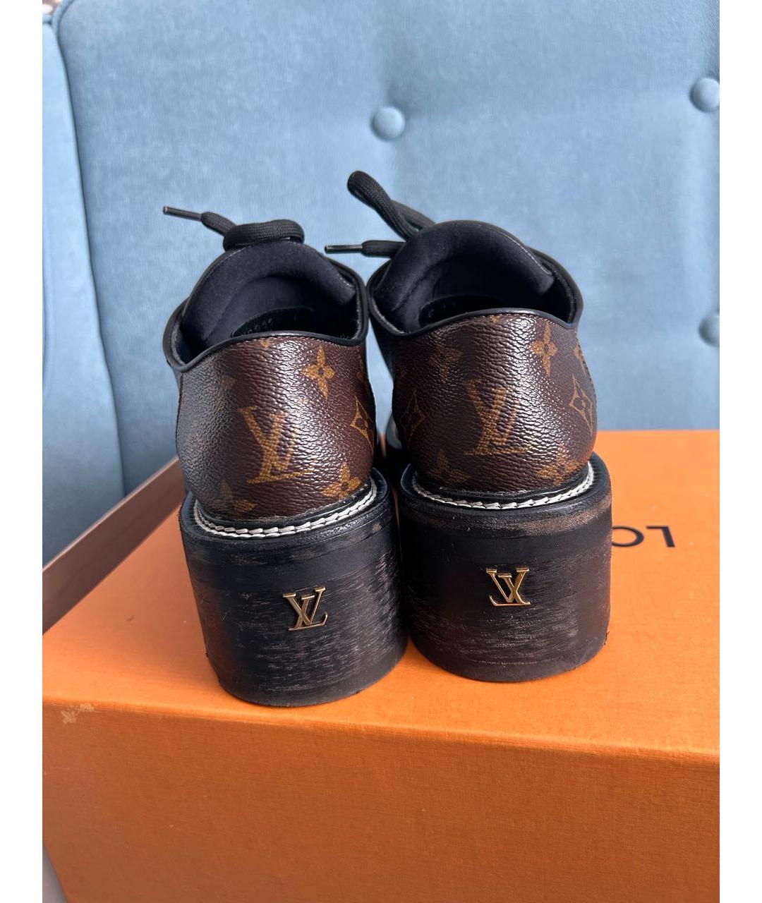 LOUIS VUITTON Коричневые туфли, фото 4