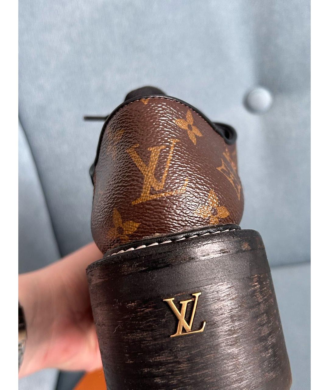 LOUIS VUITTON Коричневые туфли, фото 6