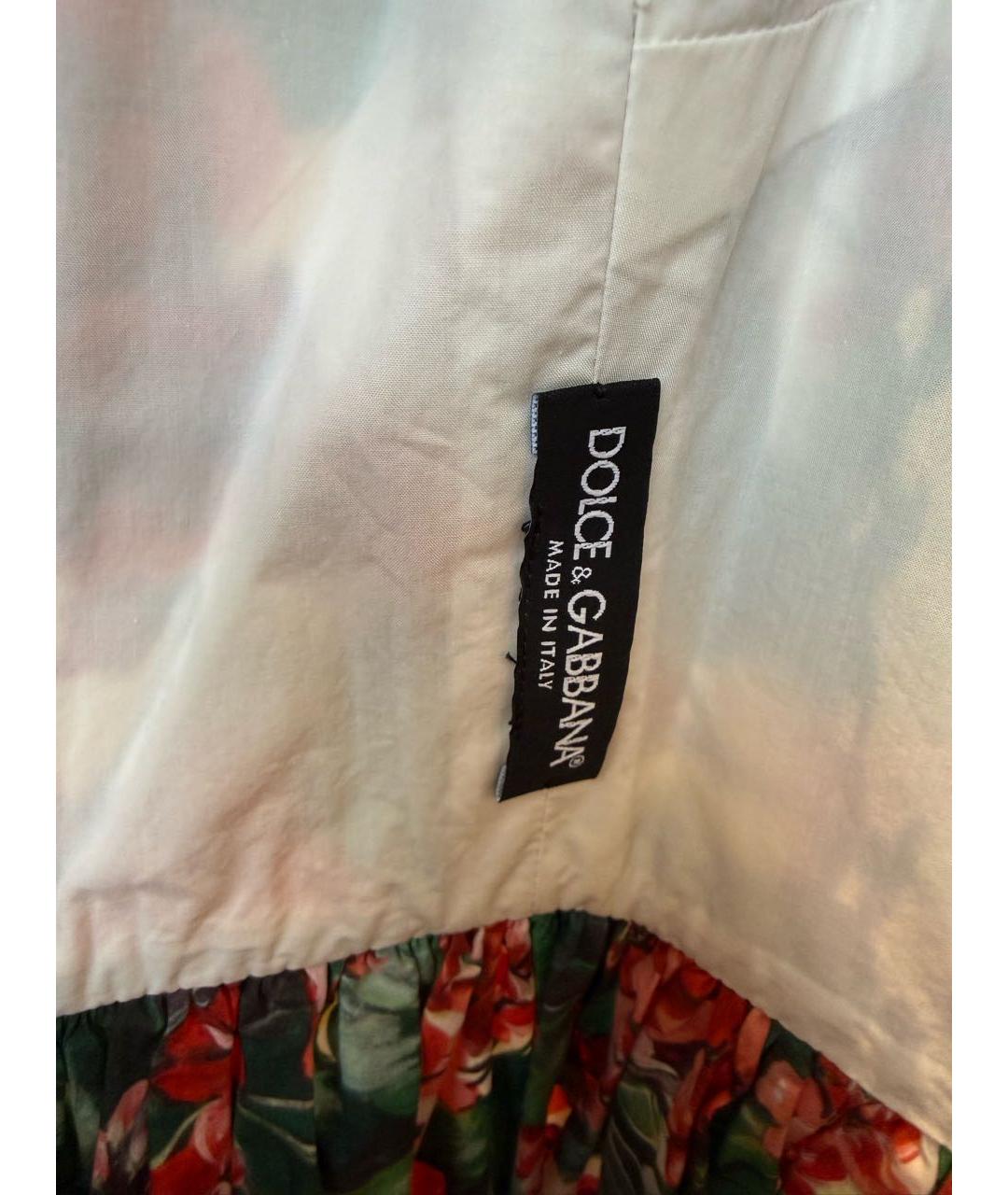 DOLCE&GABBANA Мульти хлопковый сарафан, фото 4