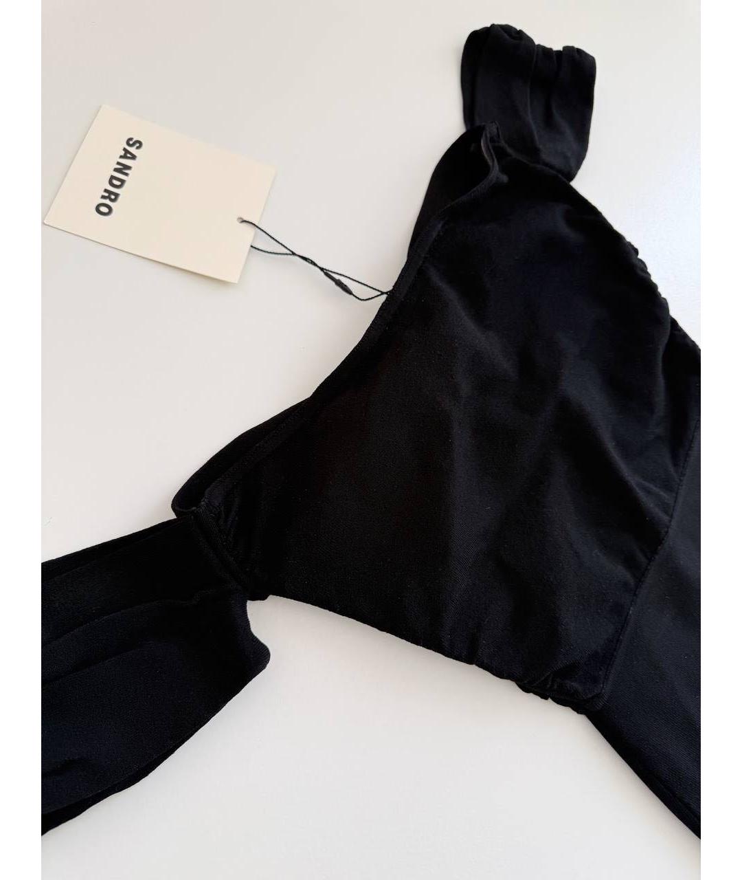 SANDRO Черная блузы, фото 3