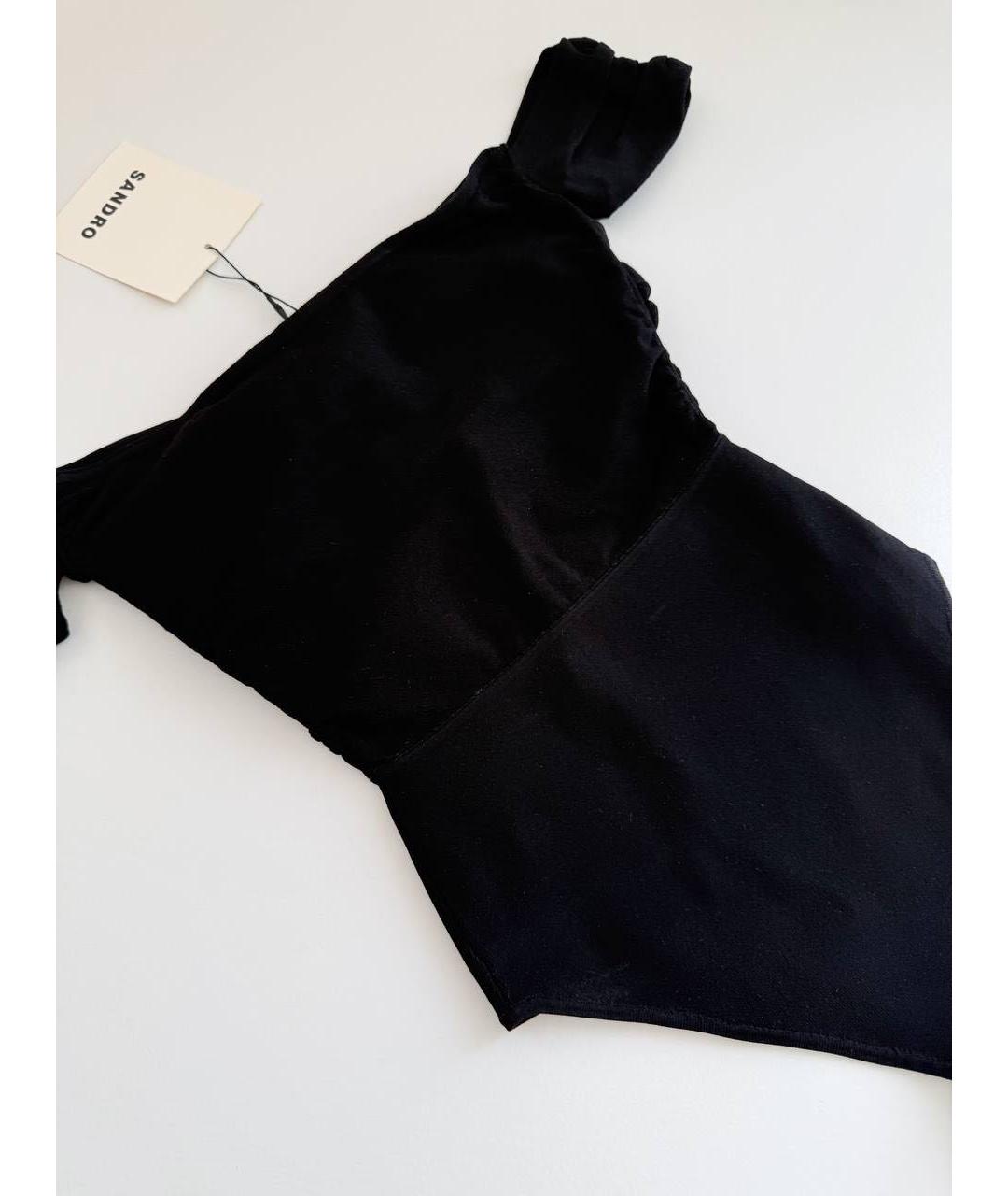 SANDRO Черная блузы, фото 2