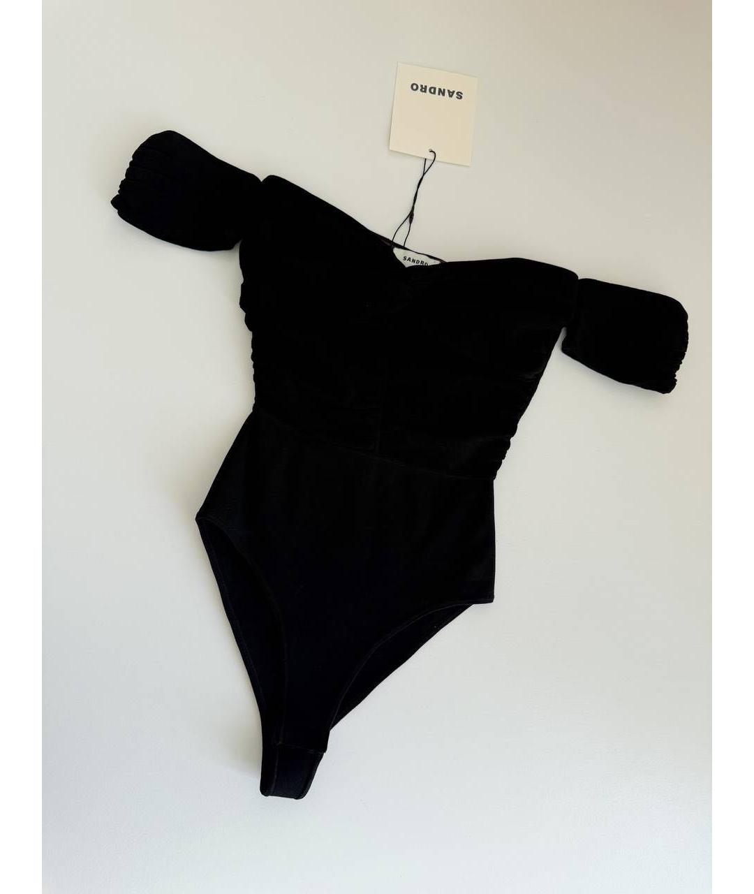 SANDRO Черная блузы, фото 6