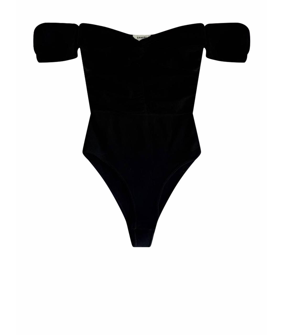 SANDRO Черная блузы, фото 1