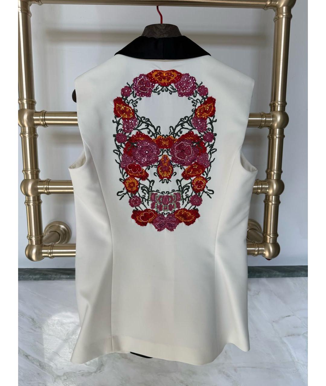 PHILIPP PLEIN Белый полиэстеровый костюм с брюками, фото 4