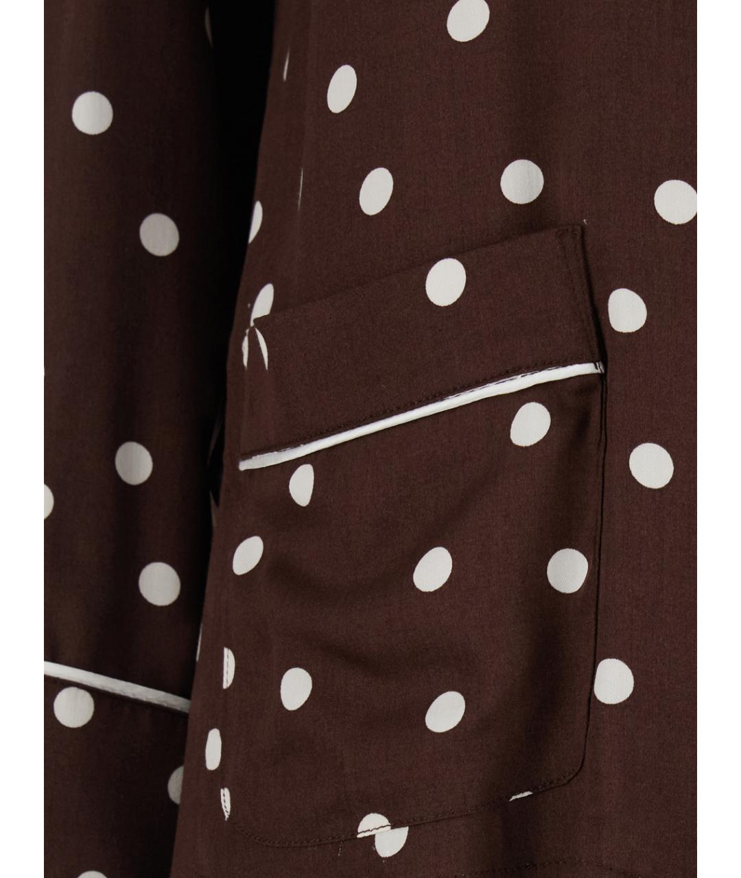 PLAIN Коричневый костюм с брюками, фото 3