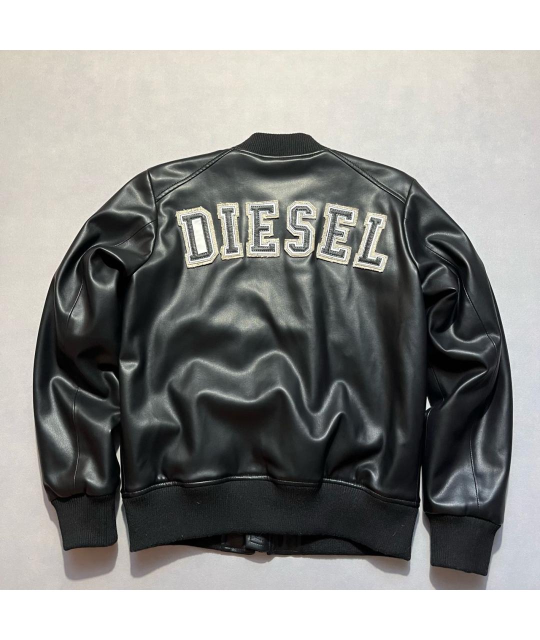 DIESEL Черная кожаная куртка, фото 8