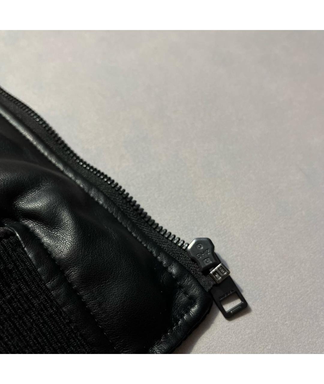 DIESEL Черная кожаная куртка, фото 6