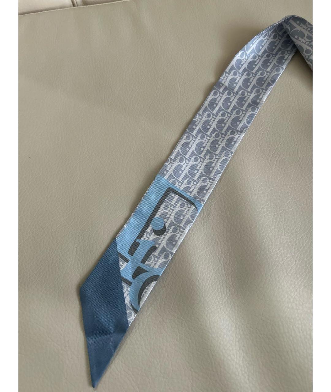 CHRISTIAN DIOR Голубая повязка на голову, фото 7